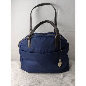 LO & SONS The O.G.Laptop Travel Bag Navy and Gold, w Lavender liner